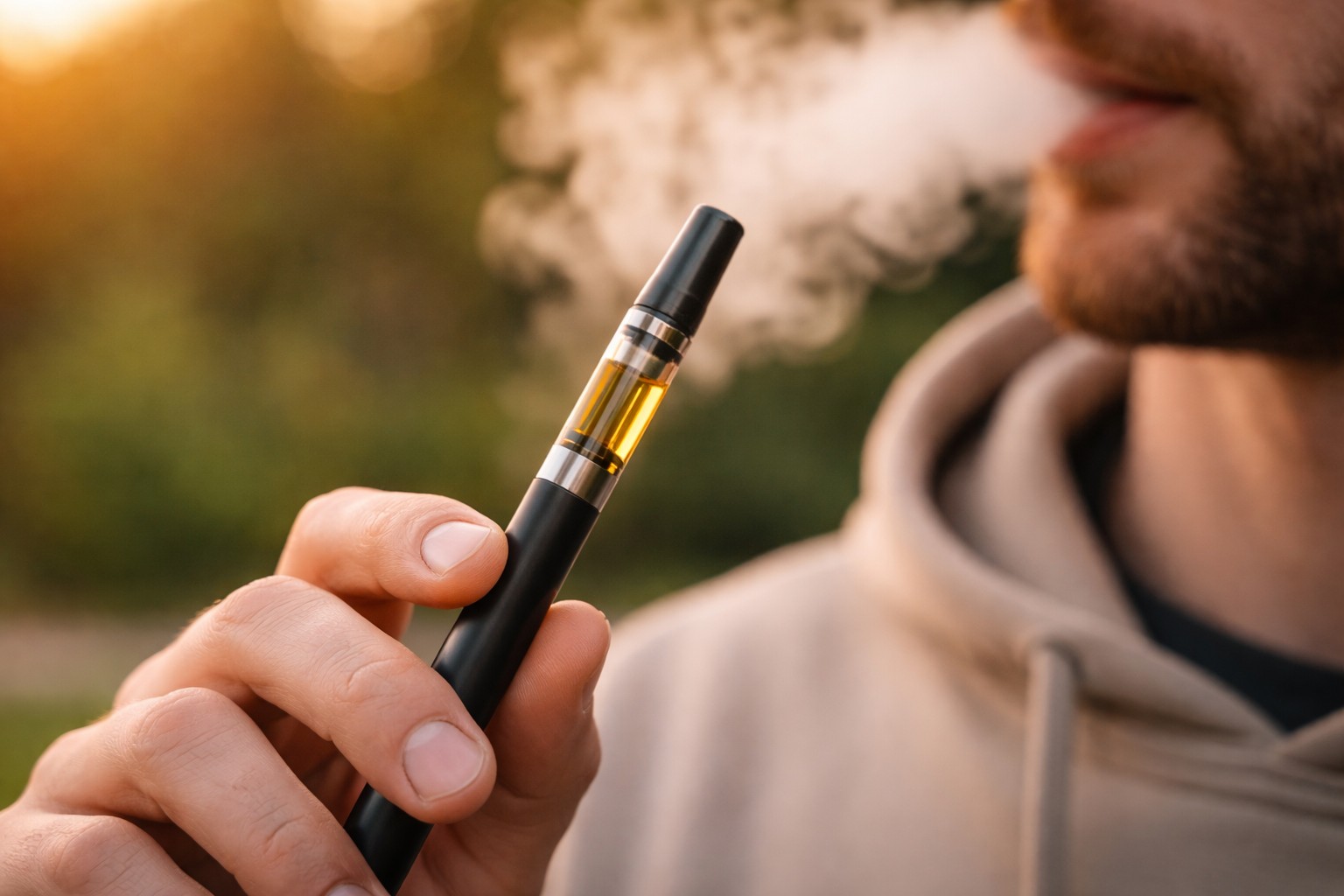 Hemp vape cartridge and vape pen with hemp oil available at Green Leaf Botanicals 919 in Raleigh North Carolina