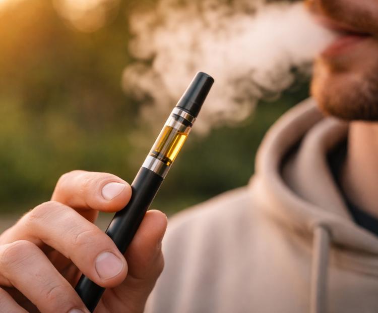 Hemp vape cartridge and vape pen with hemp oil available at Green Leaf Botanicals 919 in Raleigh North Carolina